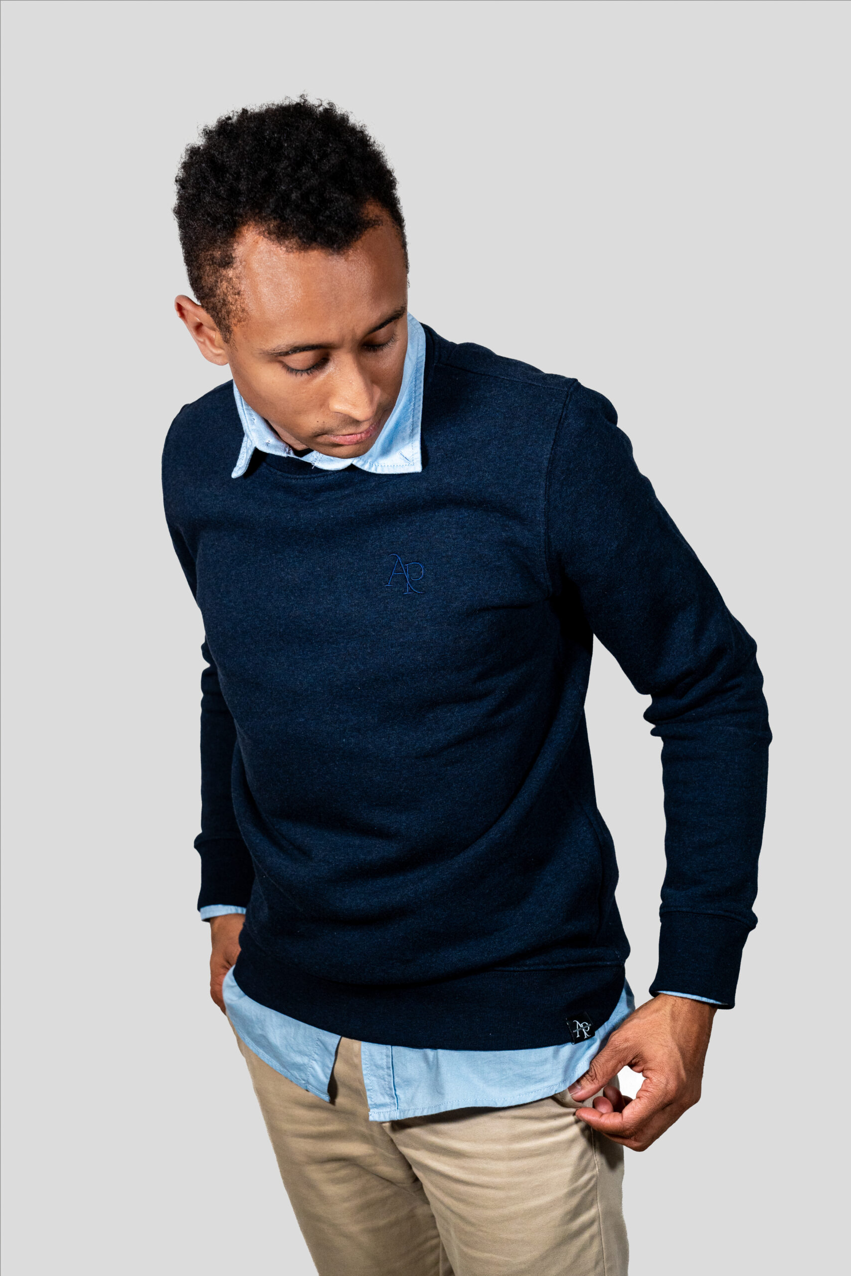 Navy Blue Heather