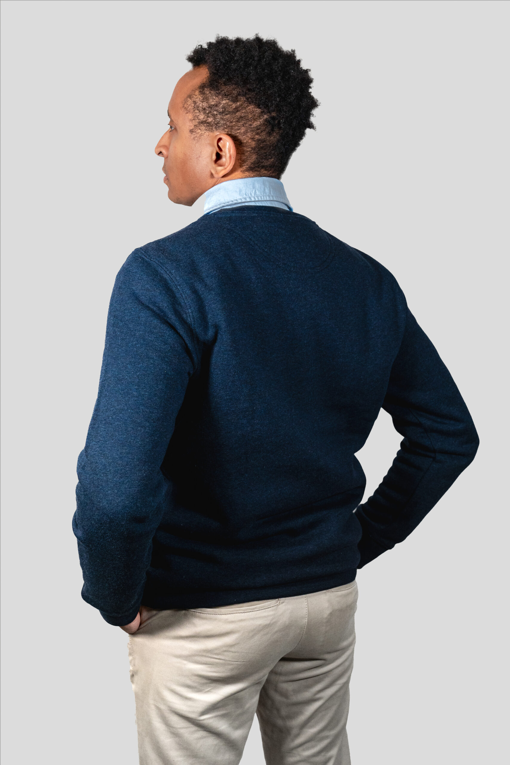 Navy Blue Heather